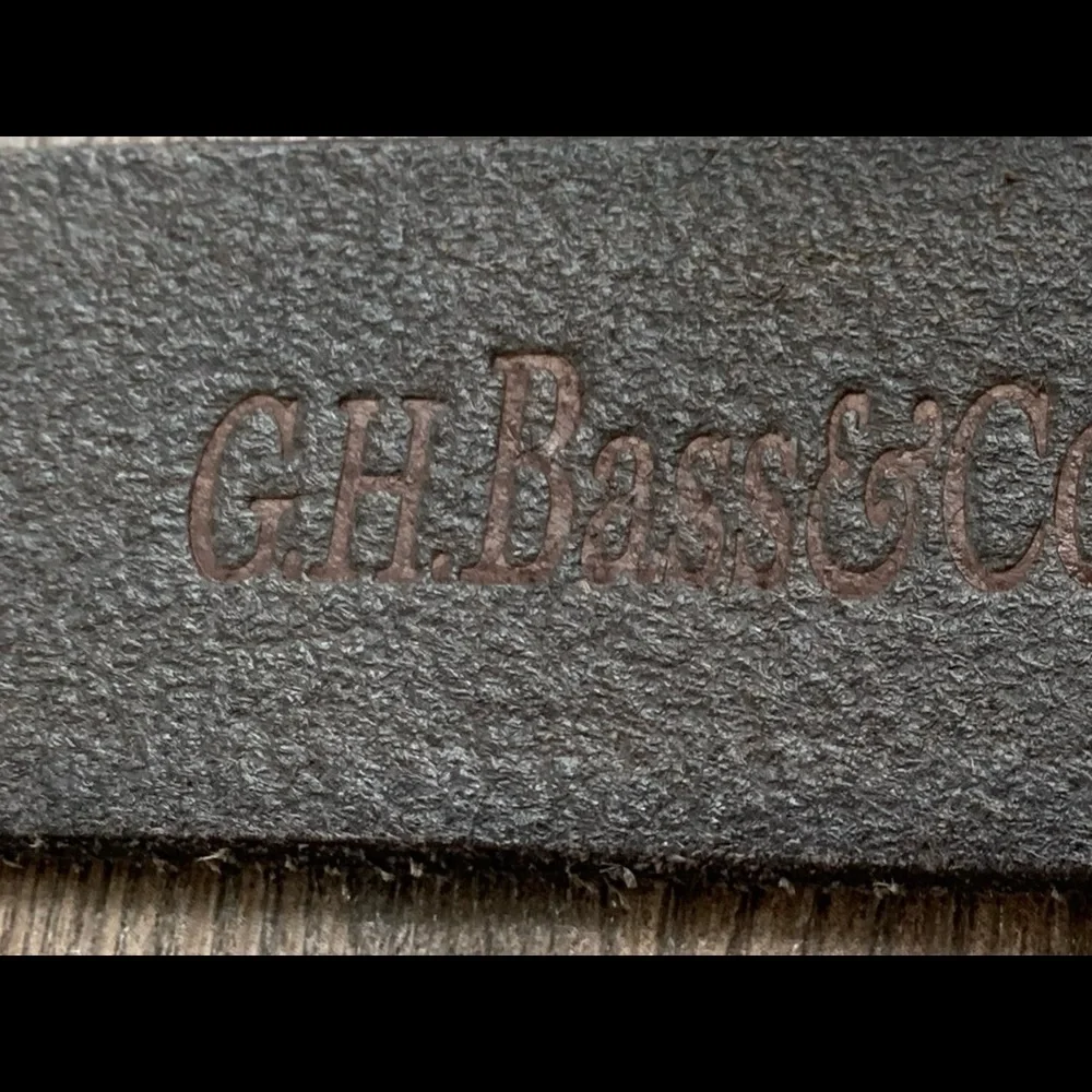 G. H. Bass & co belt